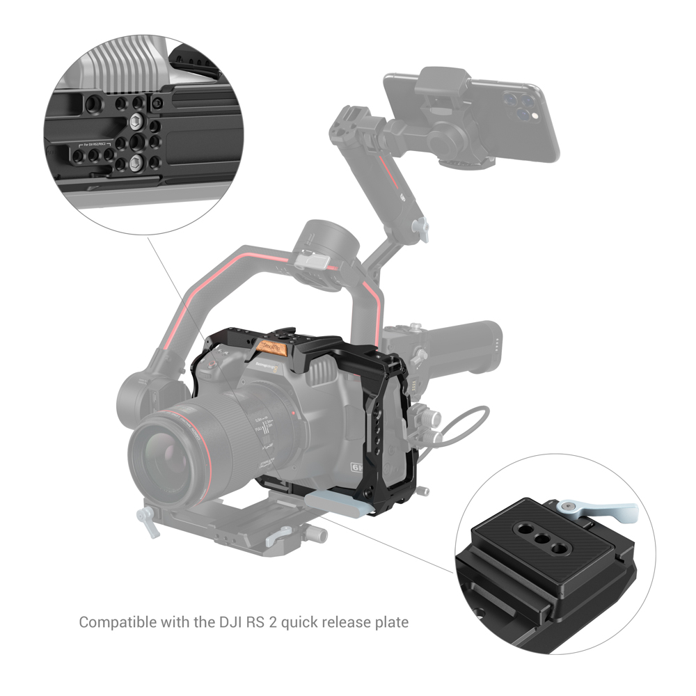 SmallRig Full Camera Kavez za BMPCC 6K Pro / 6K G2 3270B - 8